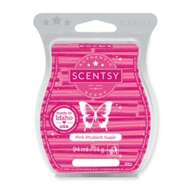 Pink Rhubarb Sugar Scentsy bar