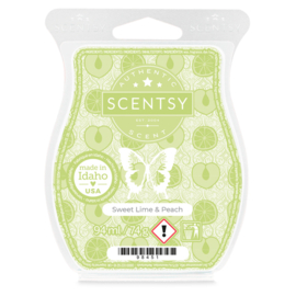 Sweet lime & Peach Scentsy bar