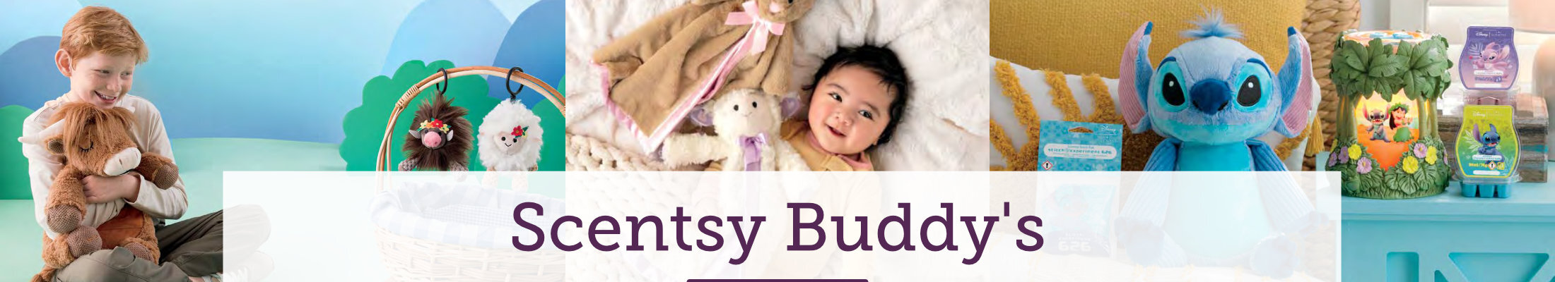 Scentsy Buddy's en Blankie en Budy Clips