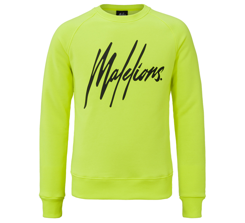 neon groen hoodie