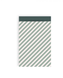 Stripe groen- 12 x 19