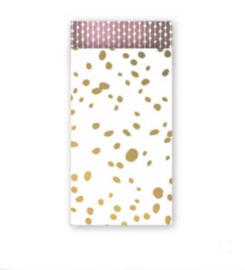 Terrazzo goud/roze - 12 x 19