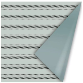 Cadeaupapier - Raster stripes and dots mint/salie
