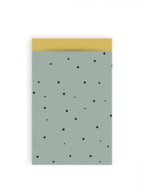 Dots groen/oker - 12 x 19