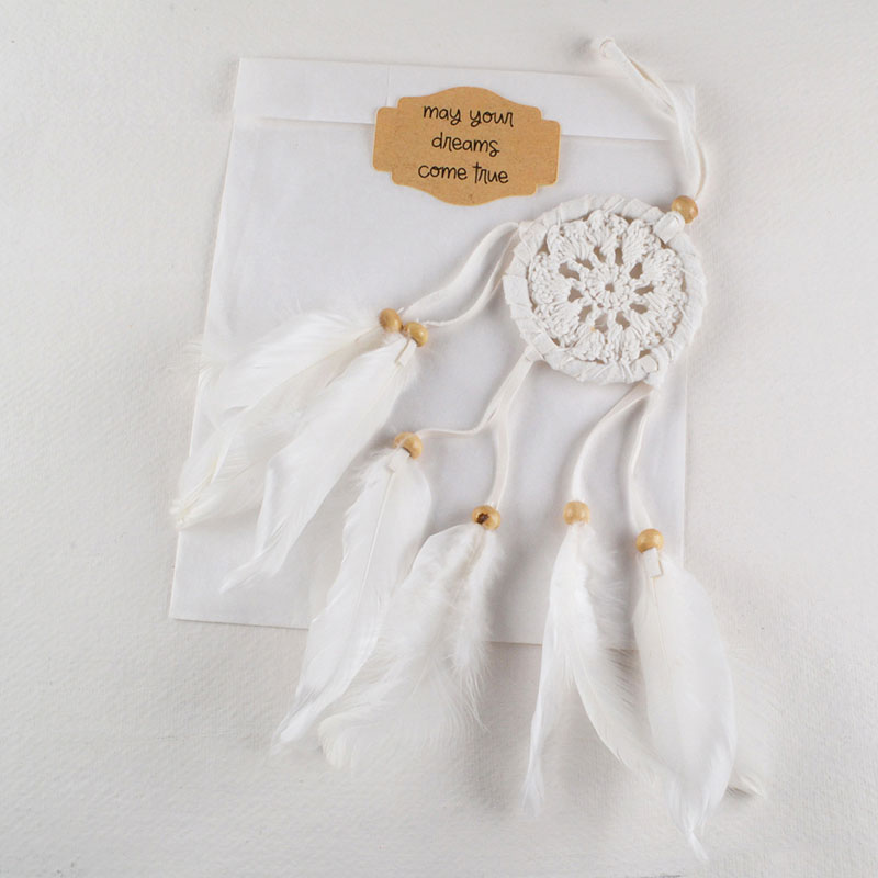 Papieren Zakje met Dromenvanger – “May Your Dreams Come True”