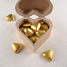 Houten kistje hart, Jij bent goud waard