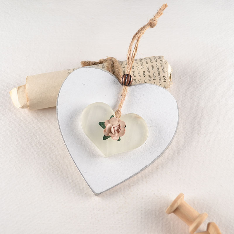 Zeephanger met Houten Hart & Magnolia Zeephartje