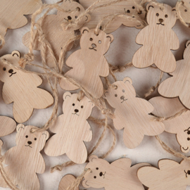 Beertje hout blank