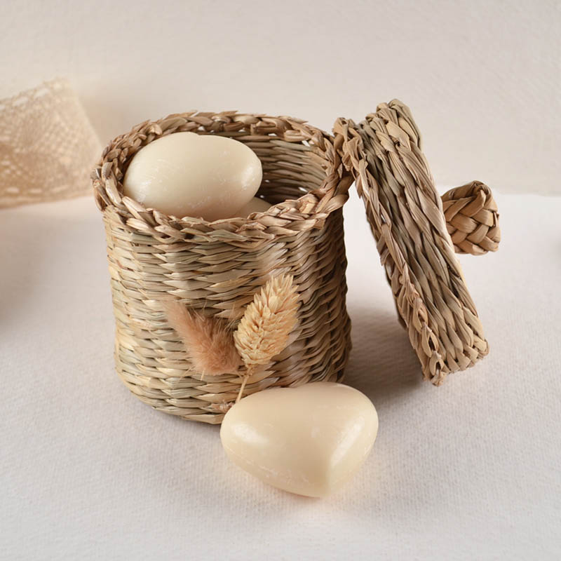Mandje met Zeephartjes & Droogbloemen – Cotton