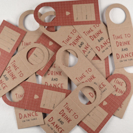 Fleslabel Time to Drink and Dance