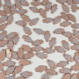 Bedel Hamsa Hand Koperkleurig