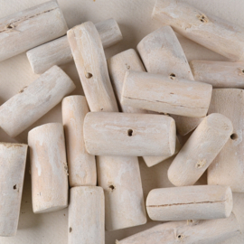 Houten Kraal Wit Langwerpig - drijfhout look