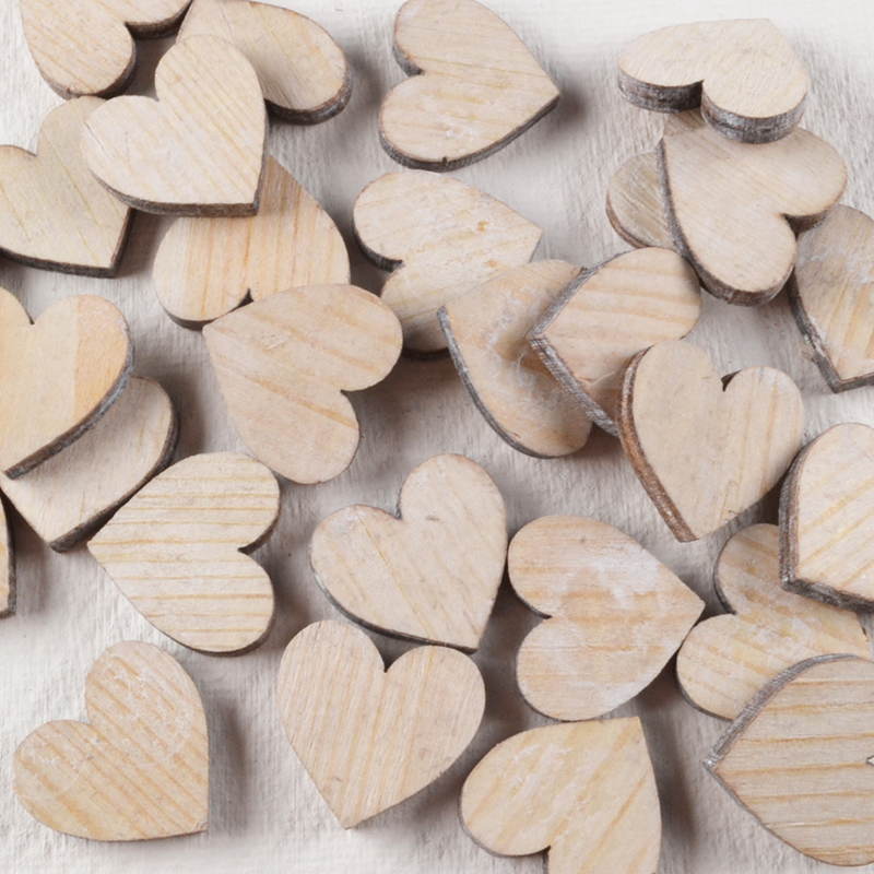 Mini Hartje Hout – White Wash Afwerking