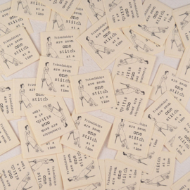 Sticker Friendships Are Sewn