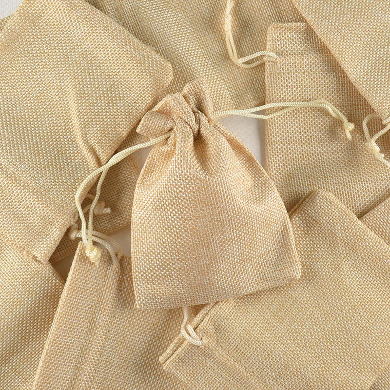 Zakje met Jute Look – Zand