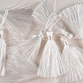 Kwastje | tassel wit