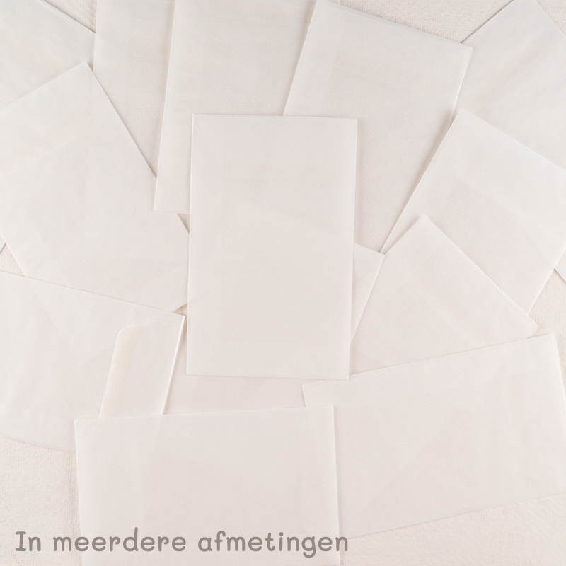 Pergamijn Zakje met Gegomde Klep