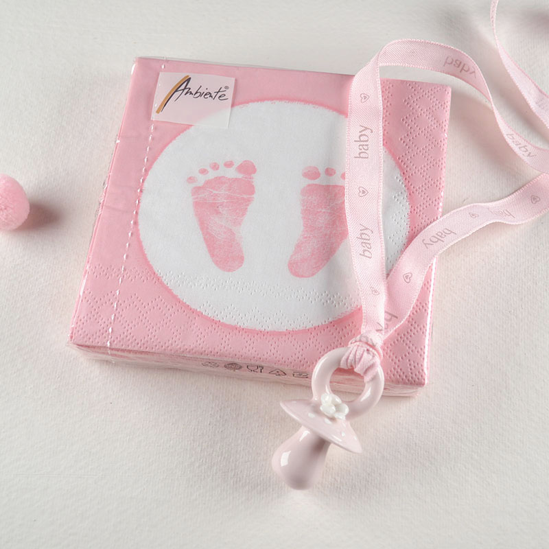Cadeauset Speen van Porselein & Servetten – Meisje