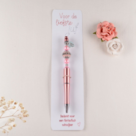Pen Cadeaukaart voor de Liefste Juf