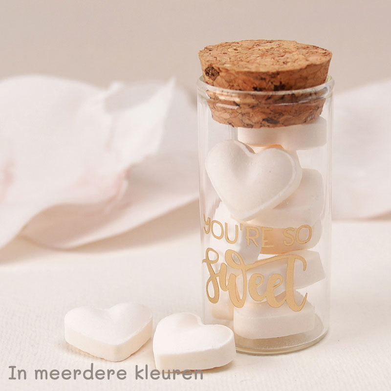 Potje You’re So Sweet met Hartvormige Snoepjes