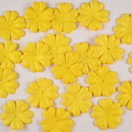 Kleine Papieren Bloem Geel