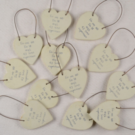 Houten Hart Tag - I'm Not 60