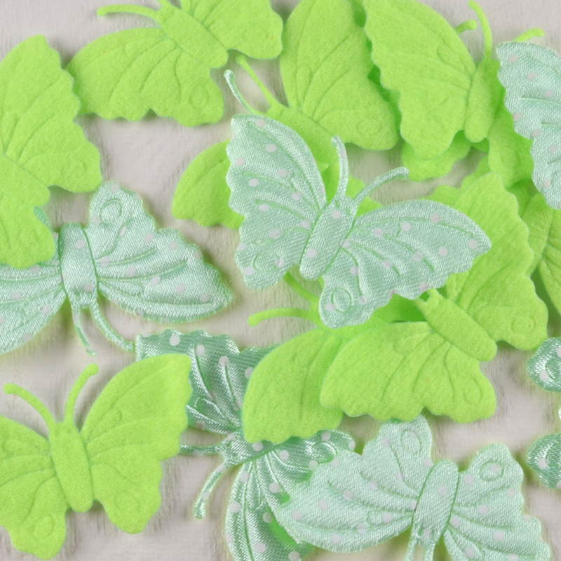 Vlindertje Satijn Mintgroen – Met Stippen en Stofzijde