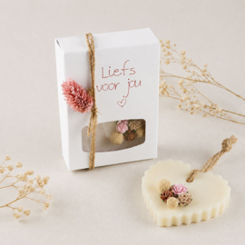 Geurcadeautje Liefs voor Jou in Wit Doosje
