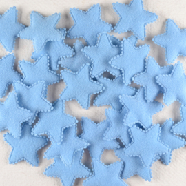 Sterretje vilt blauw