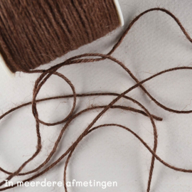 Jute Touw Bruin 2 en 4-draads
