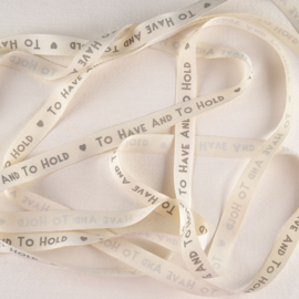 Lint To Have & To Hold – Ivoor met Grijs