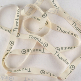 Lint Thanks - Ivoor met Grijs