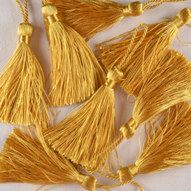 Kwastje | tassel goudgeel
