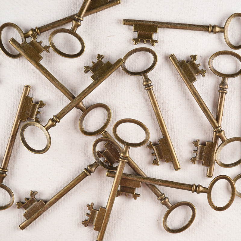 Sleutel Metaal Brons – Klassieke Skeleton Key