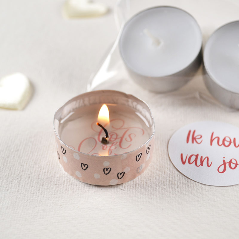 Waxinelichtjes met een Verborgen Boodschap