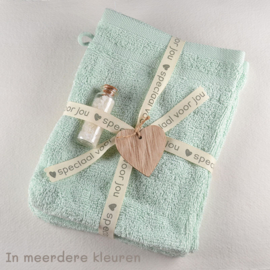 Setje Washandjes – Lint, Hart & Badzout