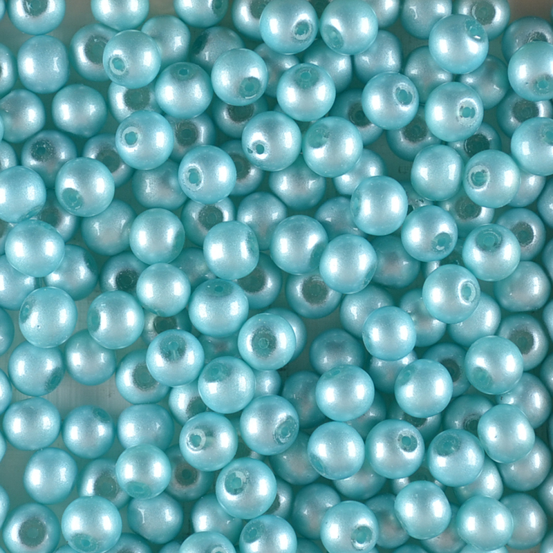 Kraaltje glasparel aqua