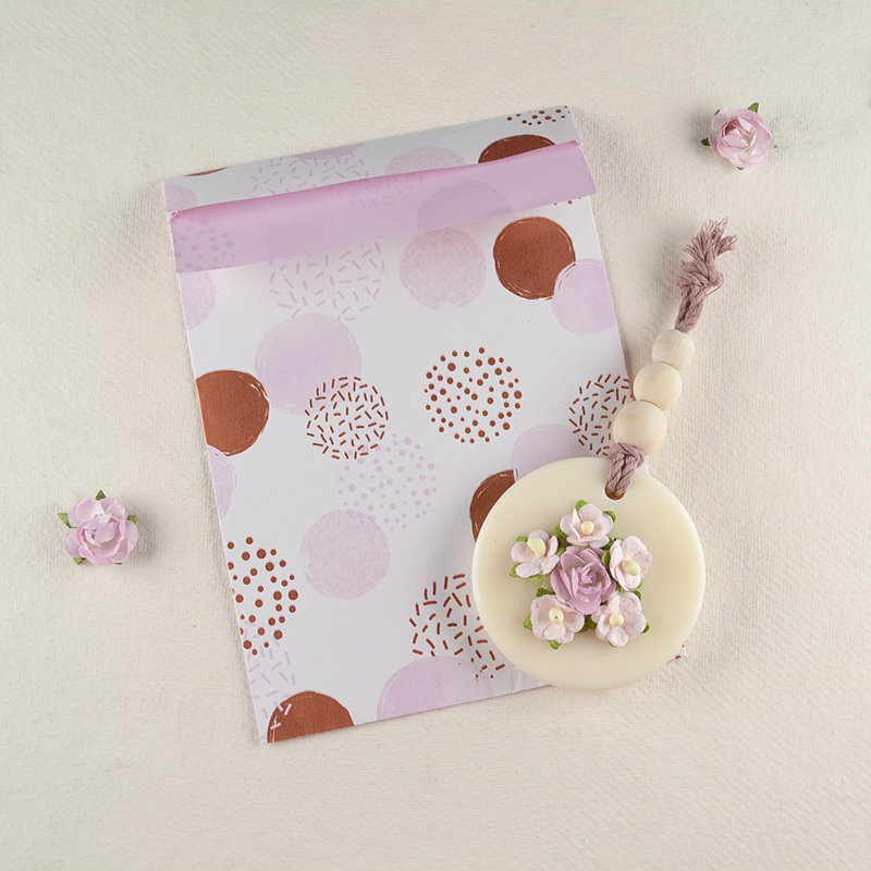 Waxmelt geurhanger met bloemetjes – zacht geurcadeautje