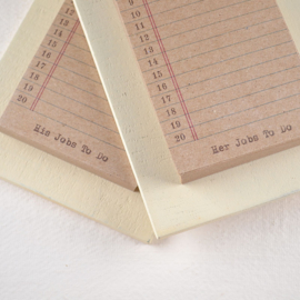 Samenwonen Cadeauset – Notitieplanken met Sleutellint