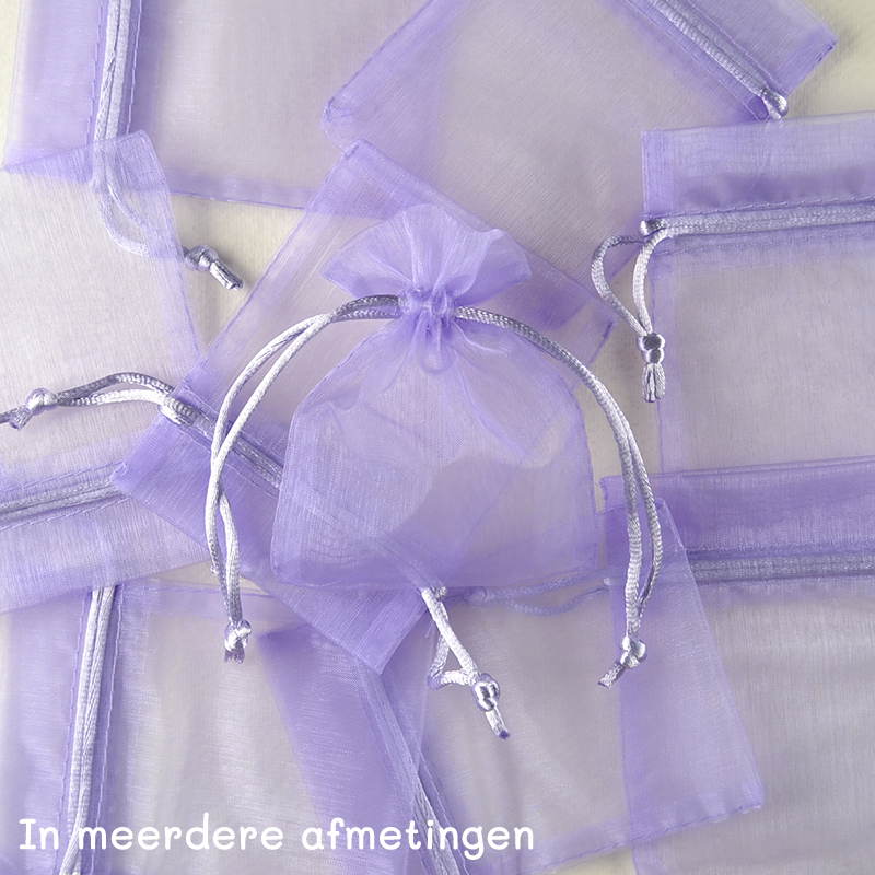 Luxe Organza Zakje Lila