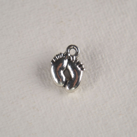 Bedel Babyvoetjes Zilverkleurig