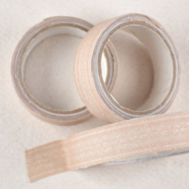 Stoffen Tape Beige Subtiel Patroon