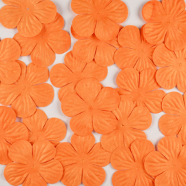 Papieren Bloem Oranje