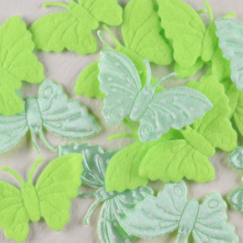 Vlindertje satijn mintgroen