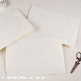 Envelopje met Sierrand Reliëf