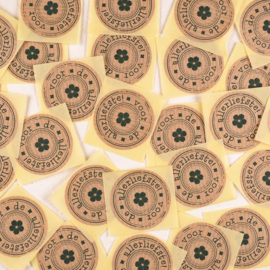 Sticker Voor de Allerliefste - Kraft met Zwart