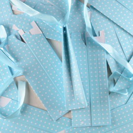 Smal Cadeaudoosje Lichtblauw met Lint
