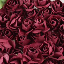 Roosje papier bordeauxrood