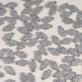 Bedel Hamsa Hand Zilverkleurig