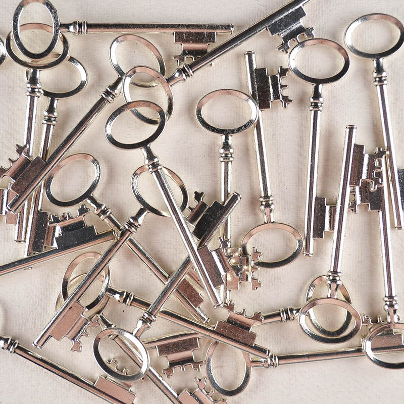 Sleutel Metaal Zilver – Skeleton Sleutel Vintage Look